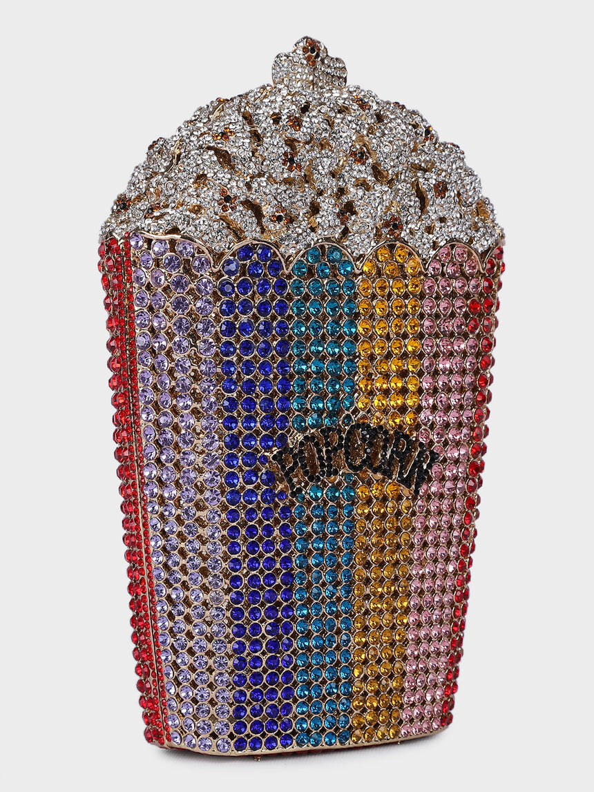Popcorn Multicolor Clutch