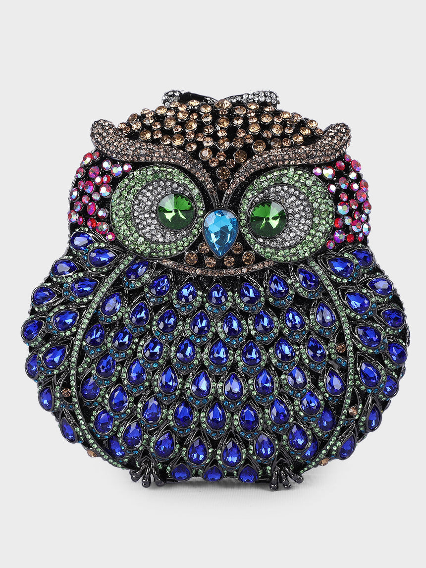 Owl Multicolor Clutch