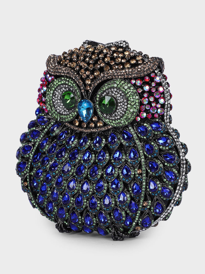 Owl Multicolor Clutch