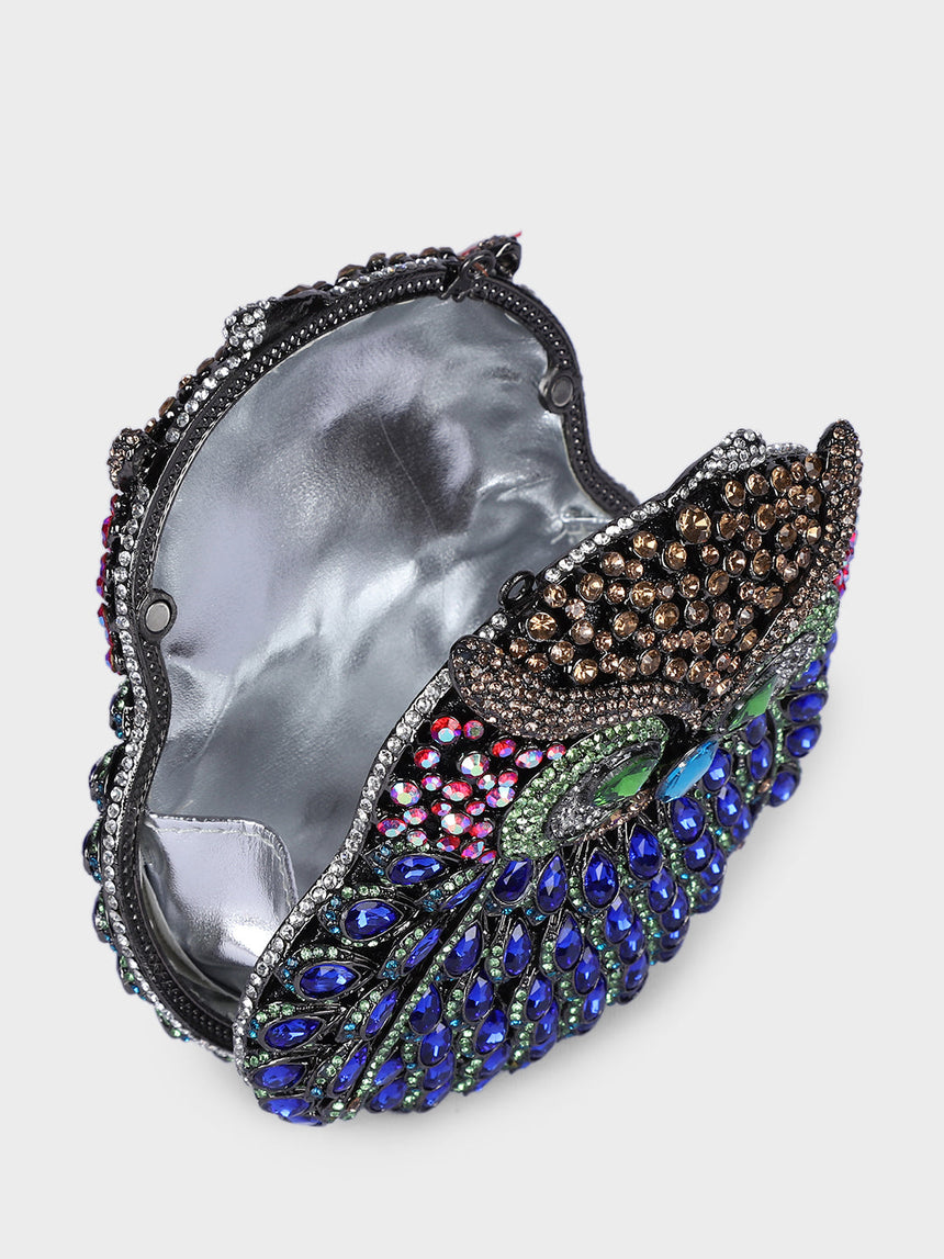 Owl Multicolor Clutch