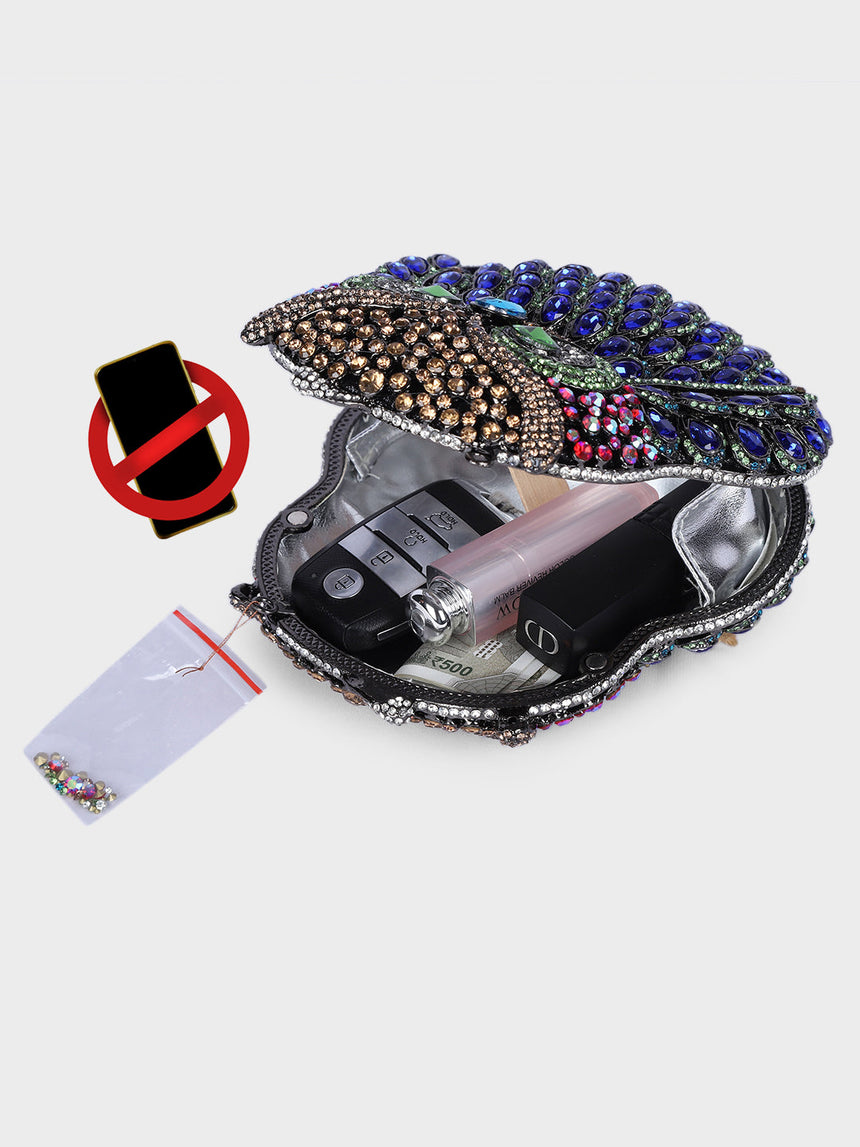 Owl Multicolor Clutch