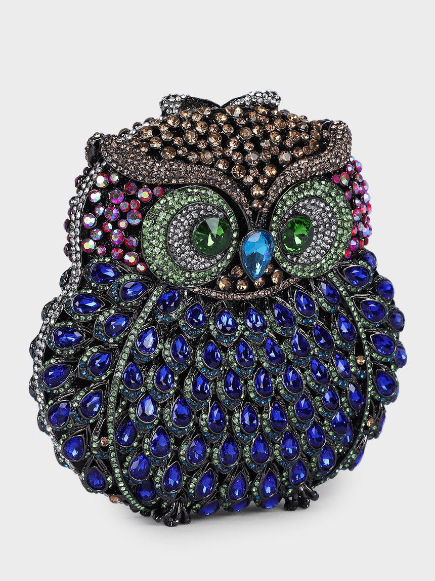 Owl Multicolor Clutch