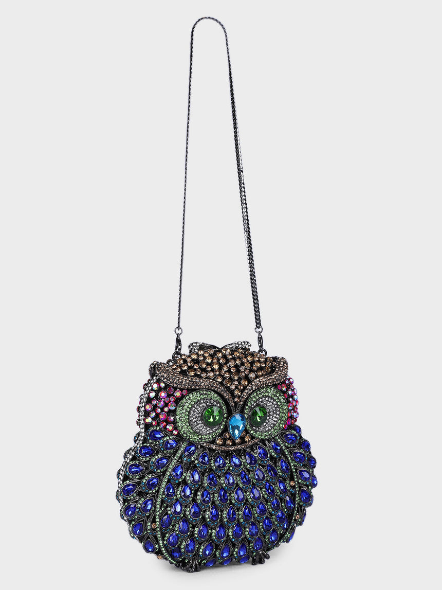 Owl Multicolor Clutch