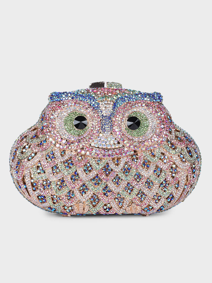 Owl Multicolor Clutch