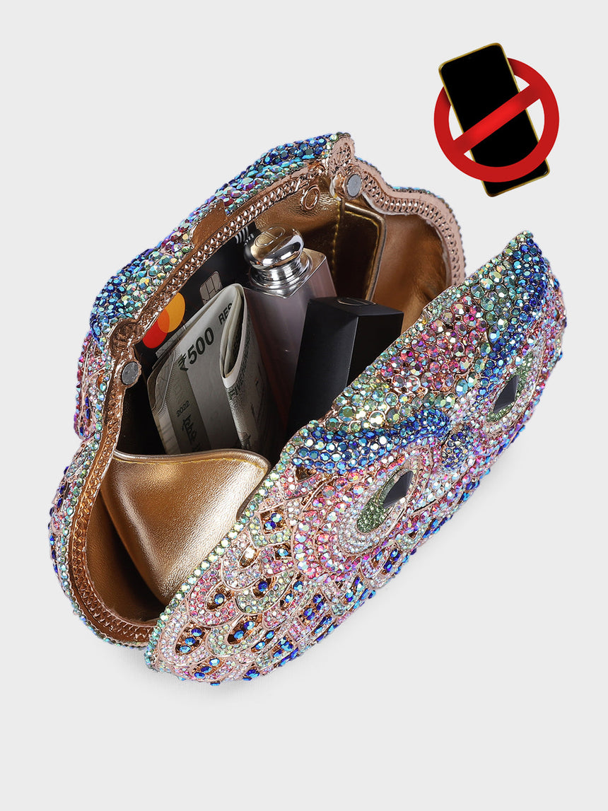 Owl Multicolor Clutch