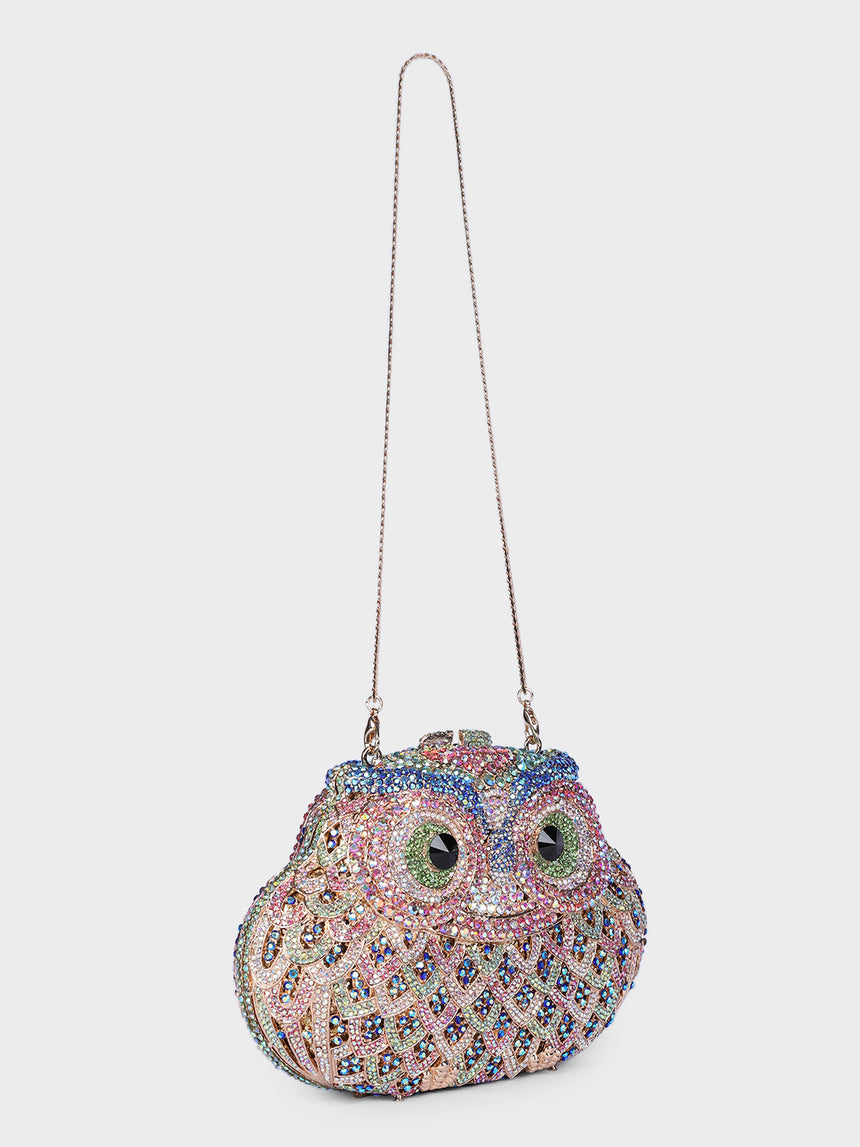 Owl Multicolor Clutch