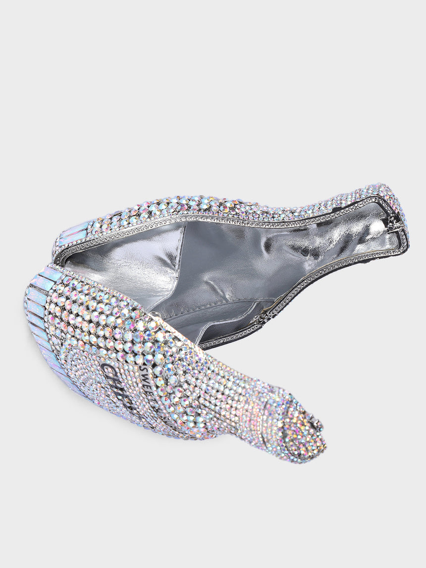 Champaigne Multicolor Clutch