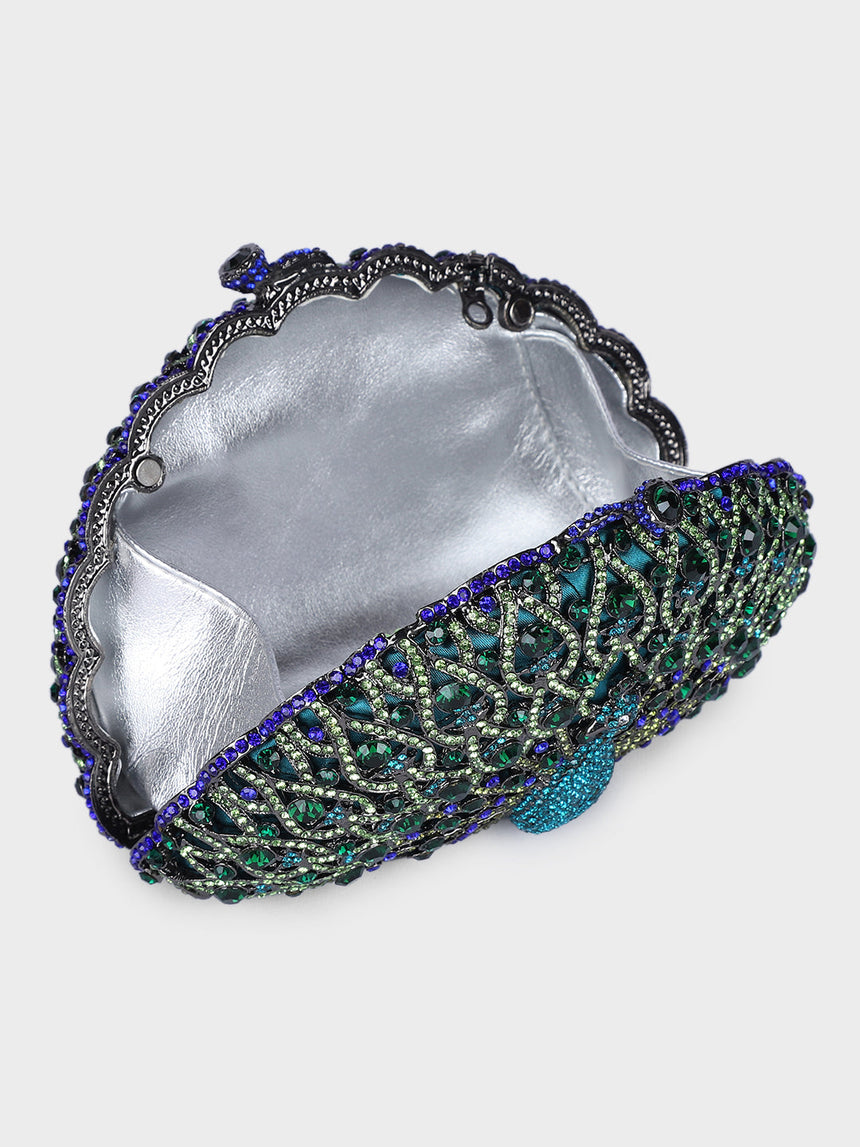 Peacock Multicolor Clutch