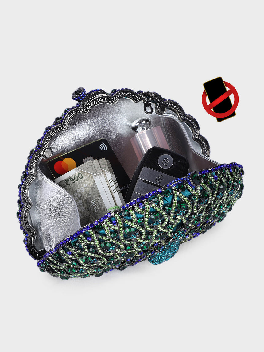 Peacock Multicolor Clutch