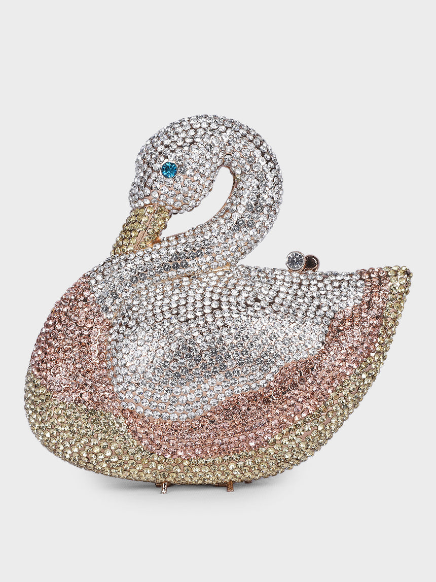 Swan Multicolor Clutch