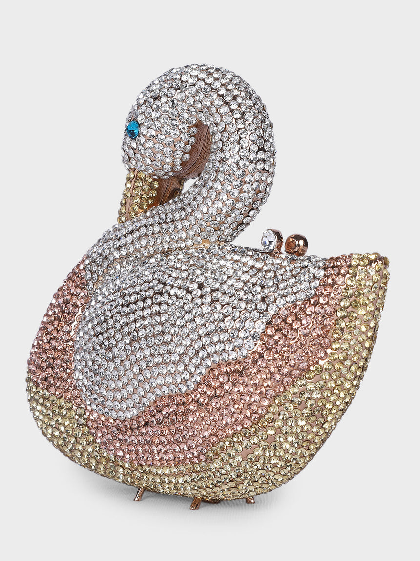 Swan Multicolor Clutch