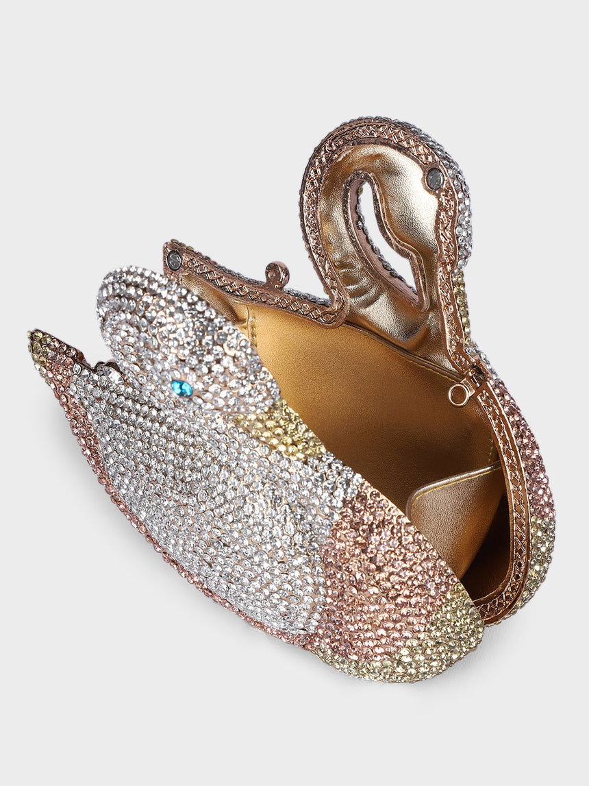Swan Multicolor Clutch
