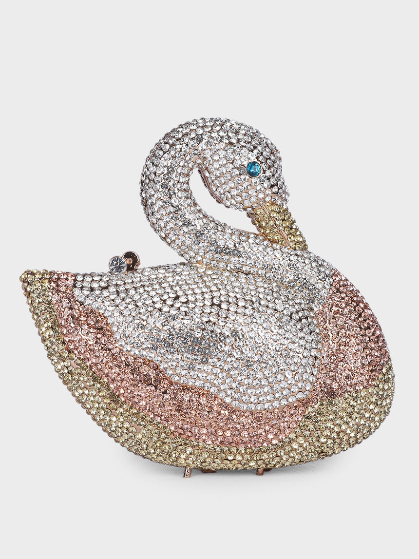 Swan Multicolor Clutch
