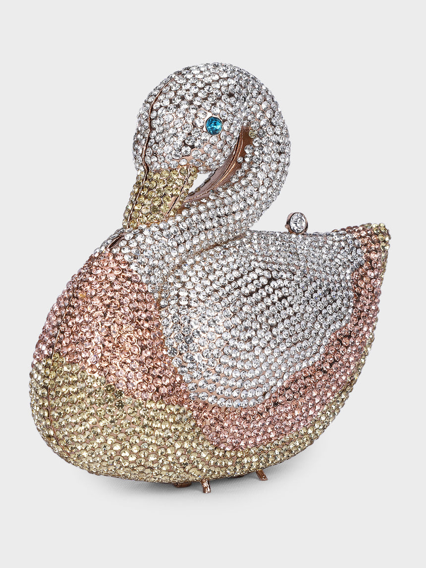 Swan Multicolor Clutch