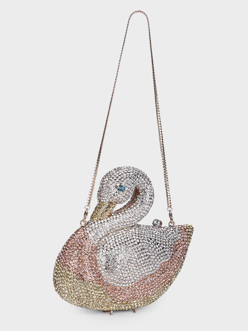 Swan Multicolor Clutch