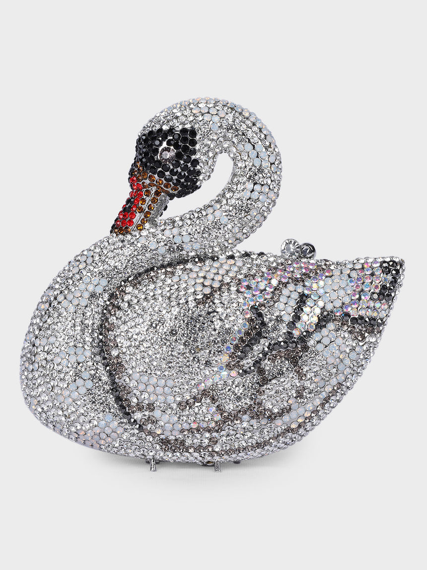 Swan Multicolor Clutch