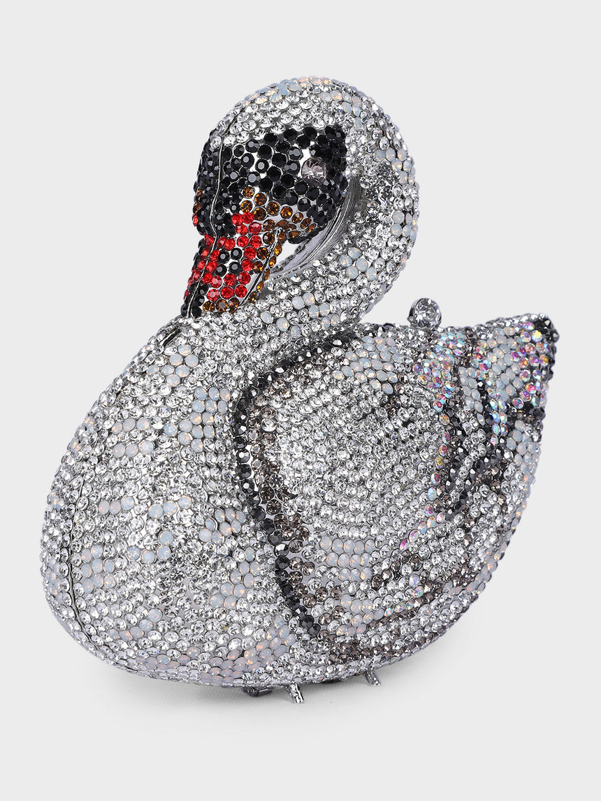 Swan Multicolor Clutch