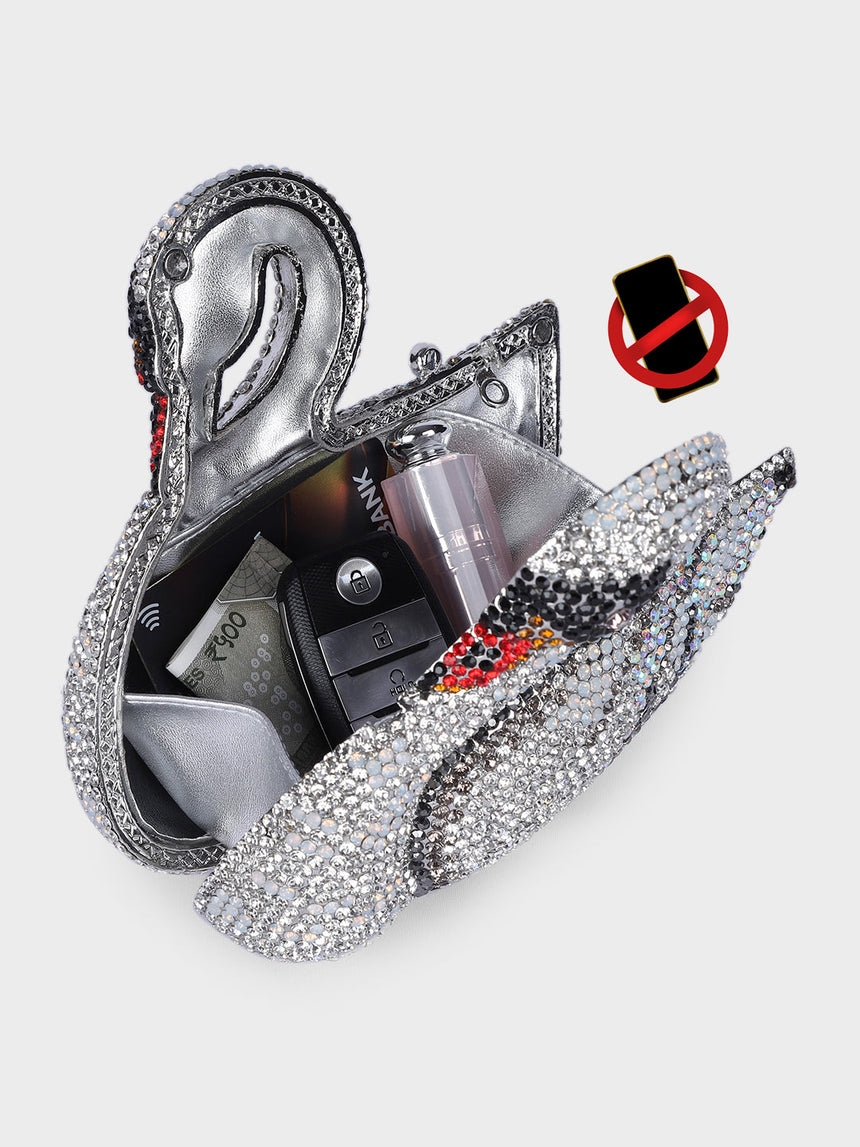 Swan Multicolor Clutch