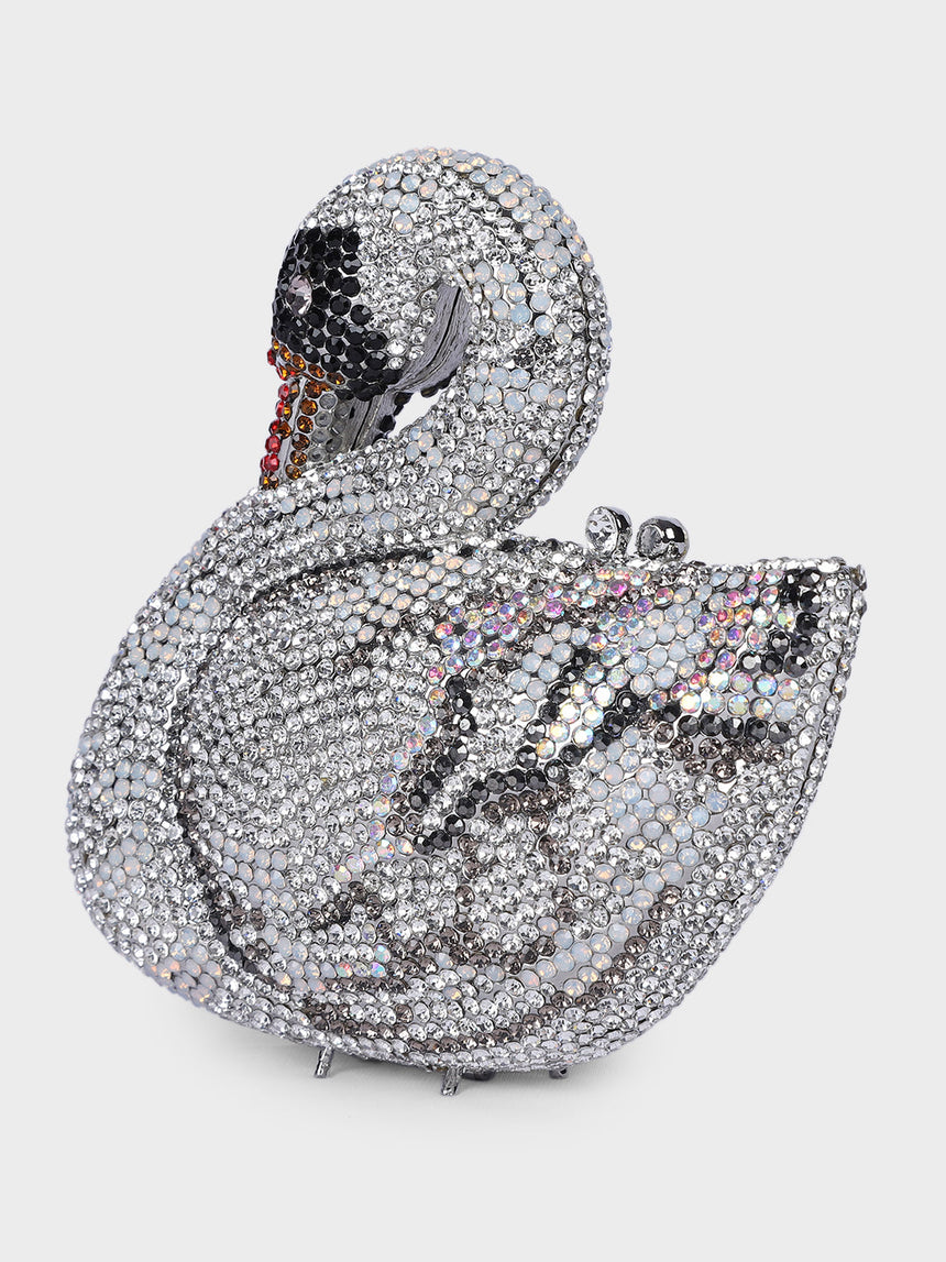 Swan Multicolor Clutch