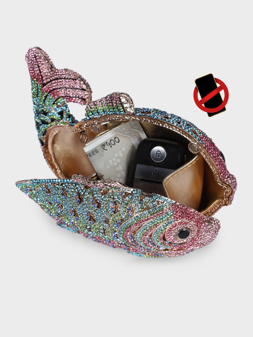 Fish Multicolor Clutch