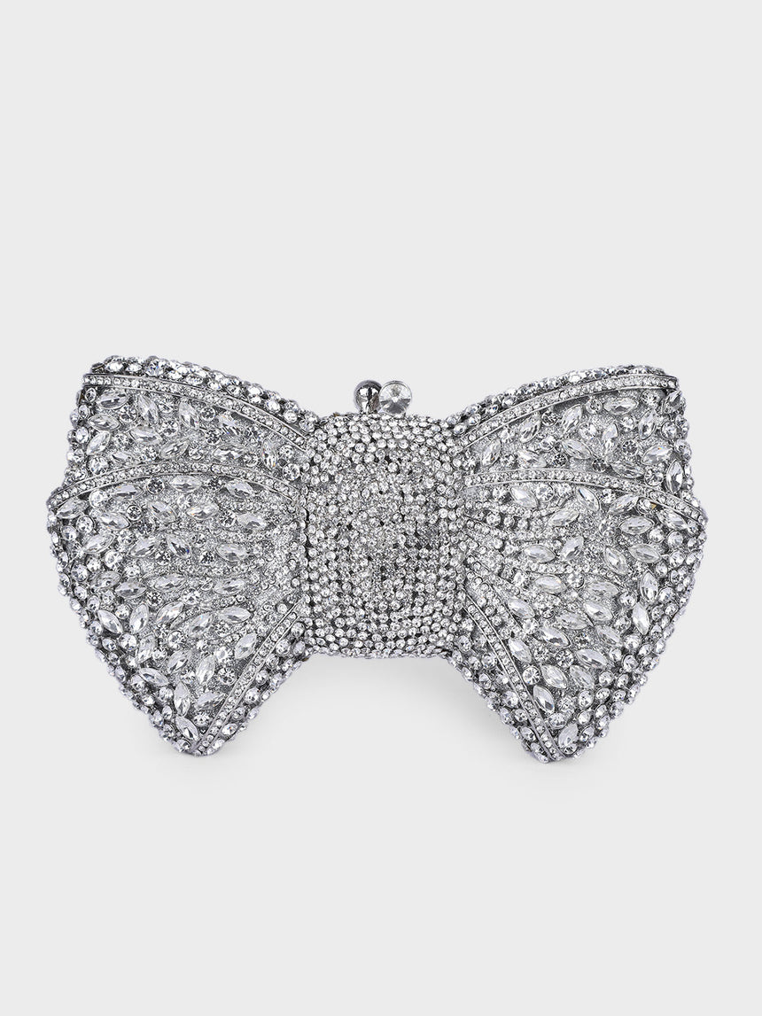 Bow Multicolor Clutch