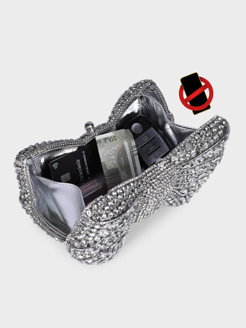 Bow Multicolor Clutch