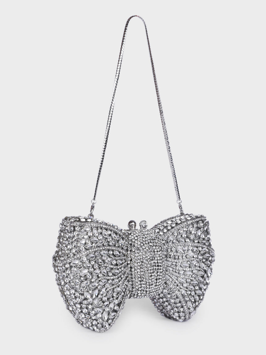 Bow Multicolor Clutch