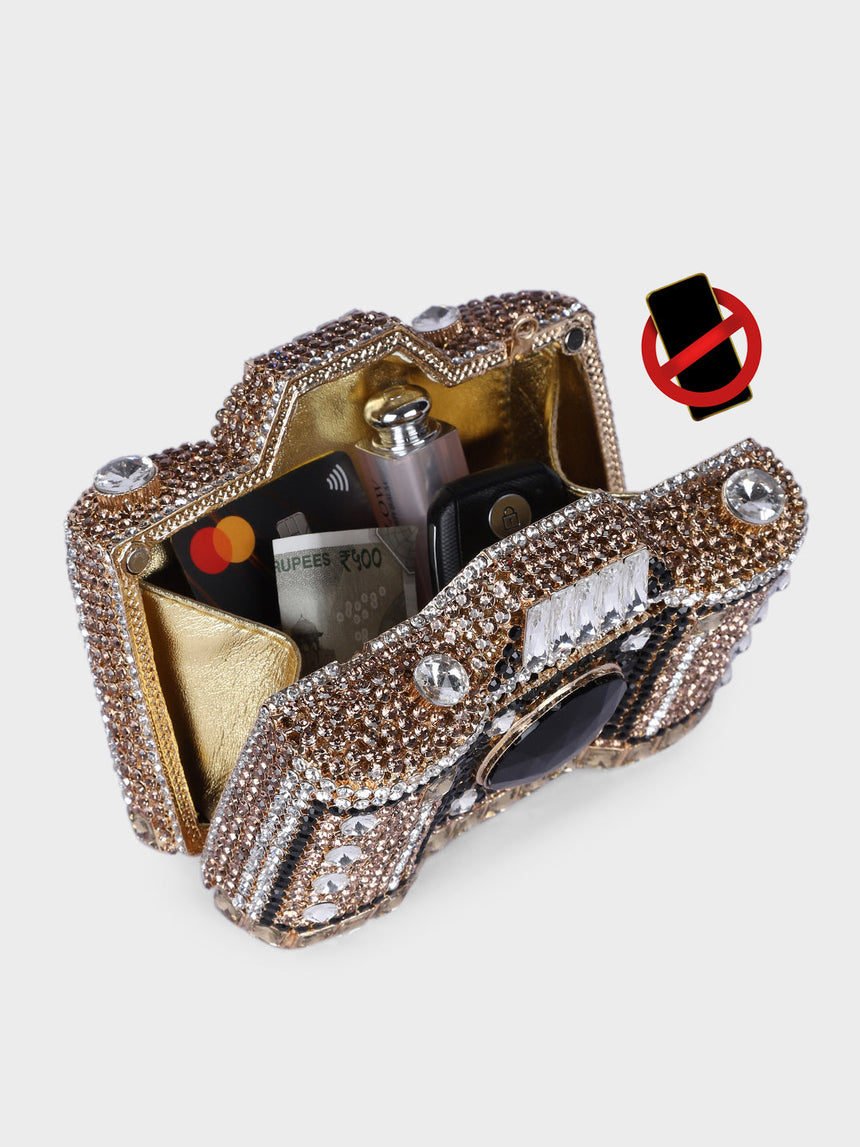 Camera Multicolor Clutch