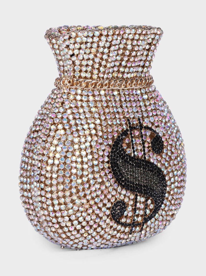 Dollar Multicolor Clutch