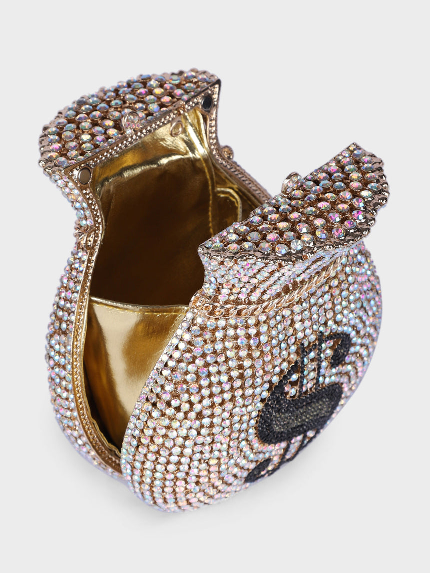 Dollar Multicolor Clutch