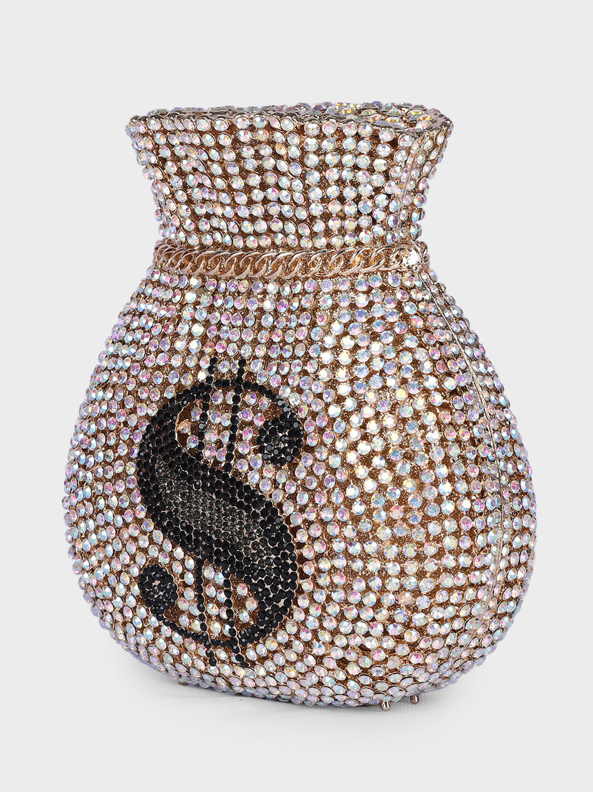 Dollar Multicolor Clutch