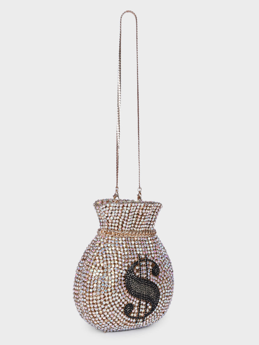 Dollar Multicolor Clutch