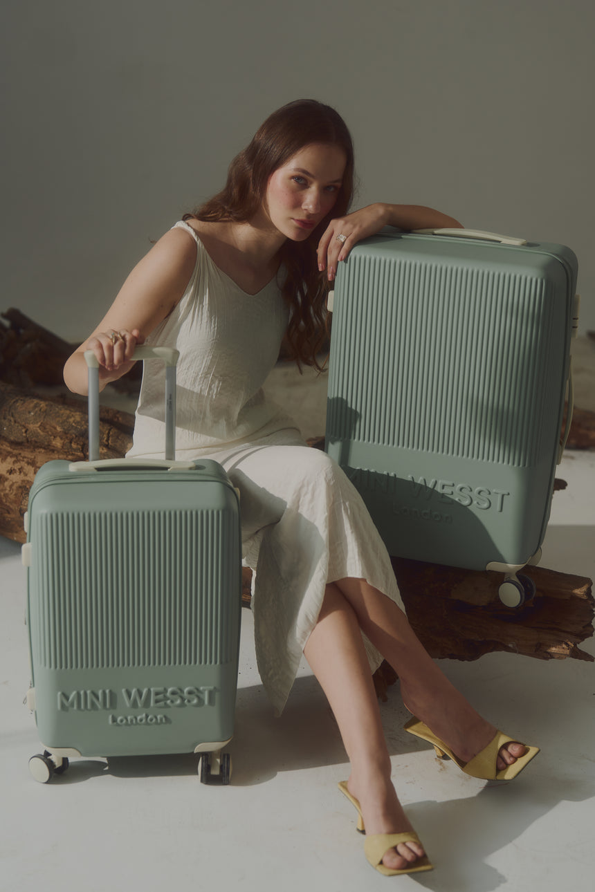 Mw London Green Set Of 2 Luggage