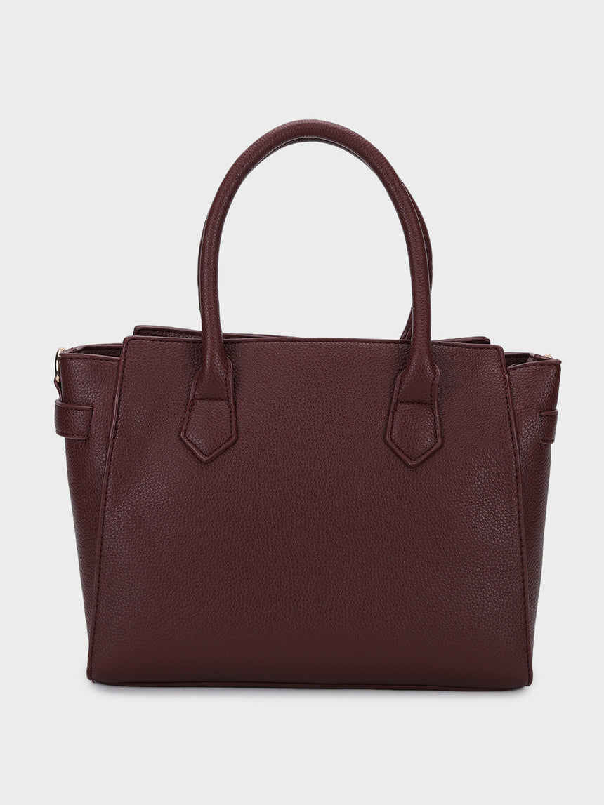 Thea Maroon Handbag