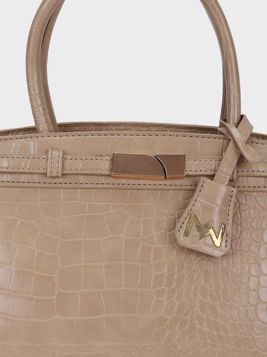 Sarah Beige Handbag