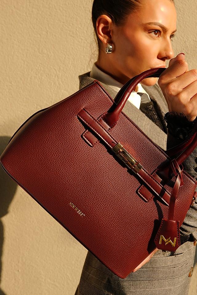 Zurich Maroon Handbag
