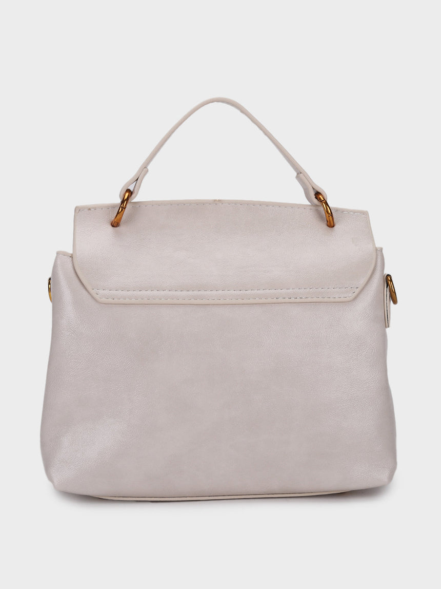 Zaria Off-White Handbag