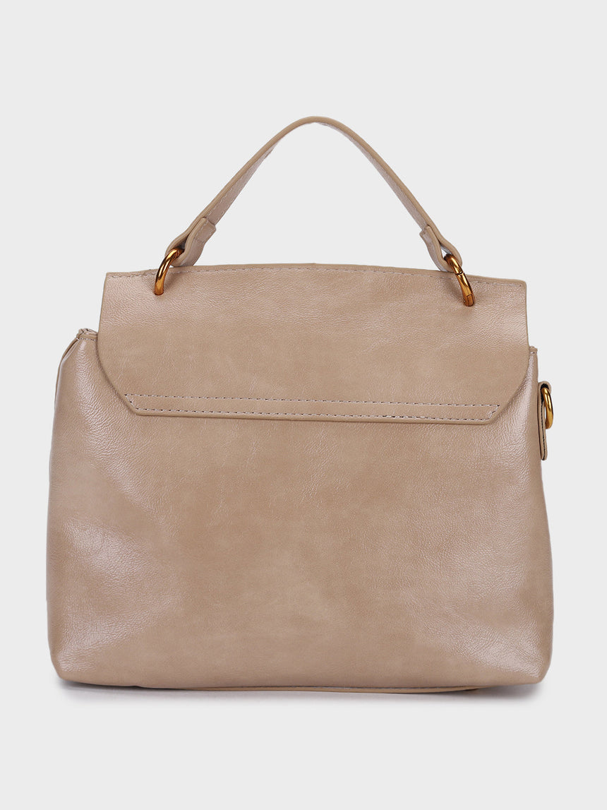 Zaria Beige Handbag