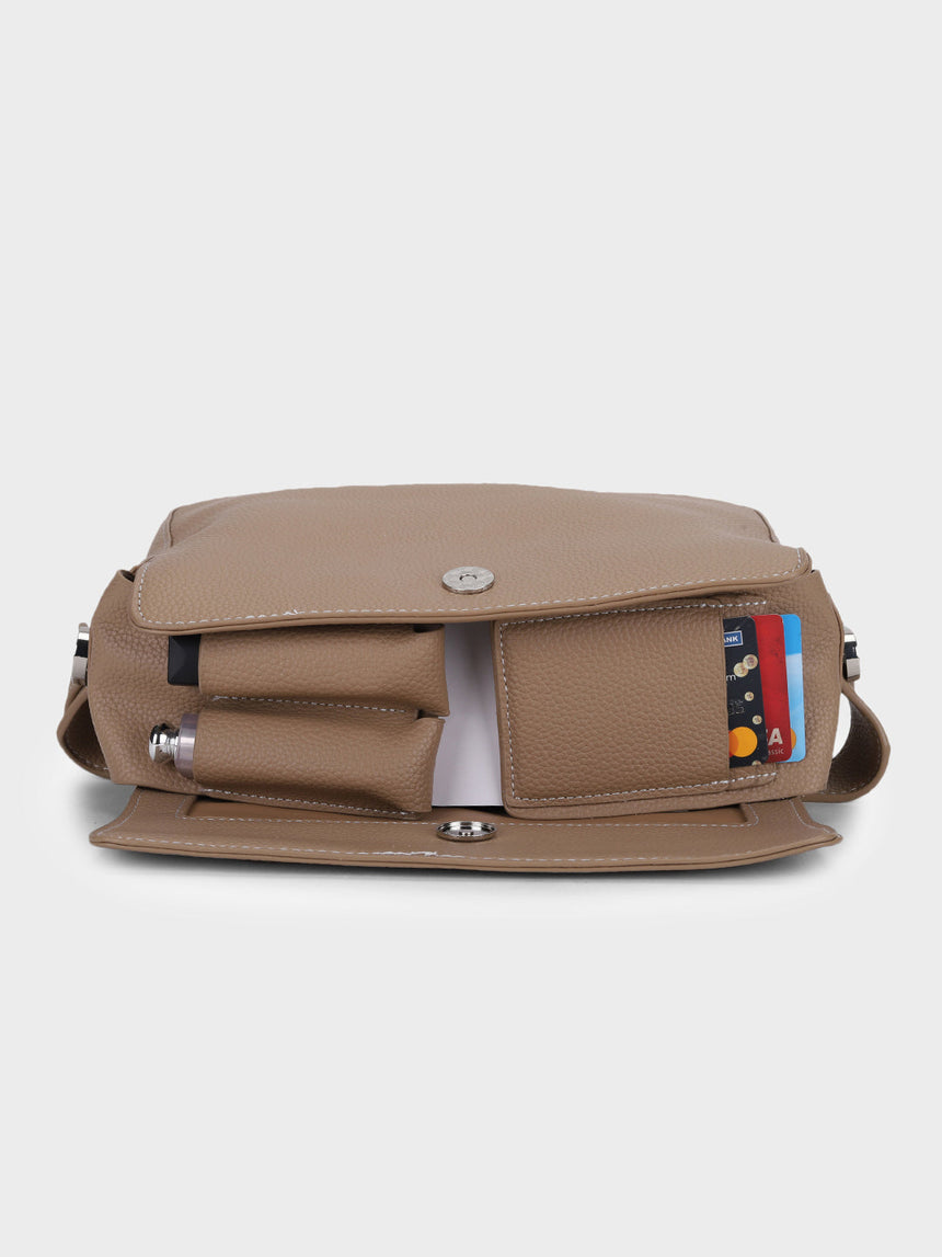 Leia Beige Sling Bag