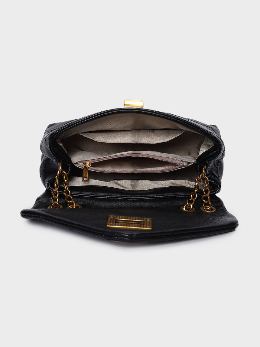 Elisa Black Sling Bag