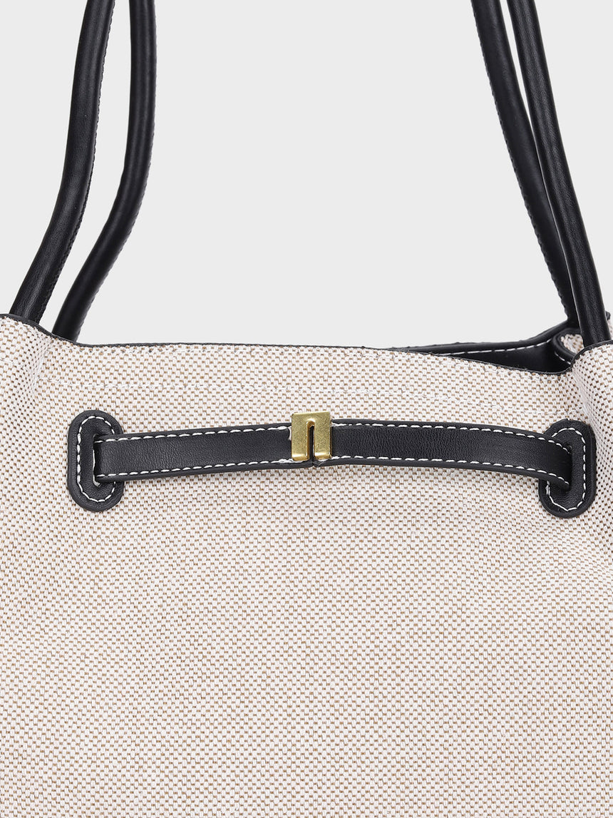 Hana Black Tote Bag