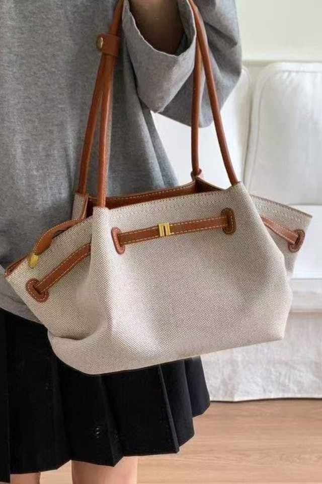 Hana Khaki Tote Bag
