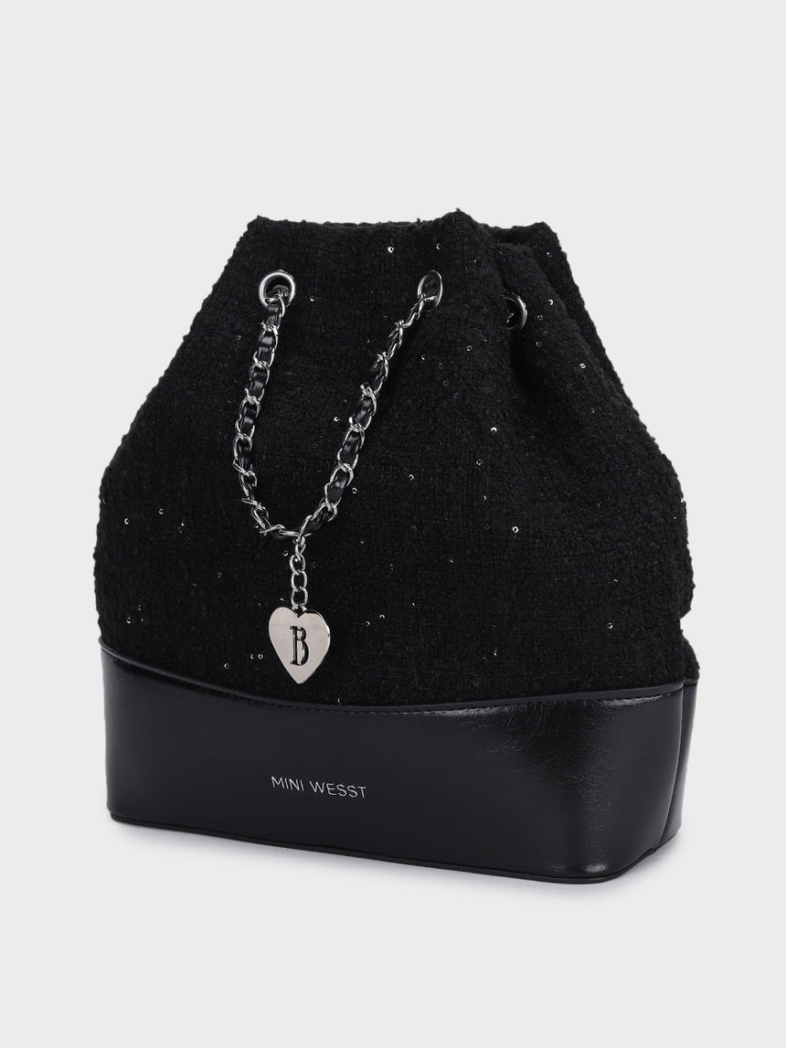 Temu Black Sling Bag