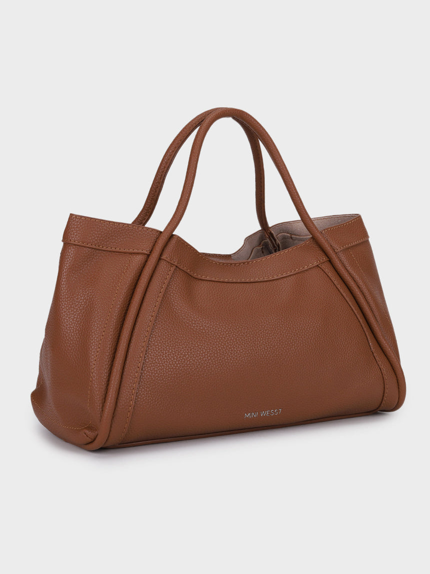 Elosa Tan-Brown Handbag