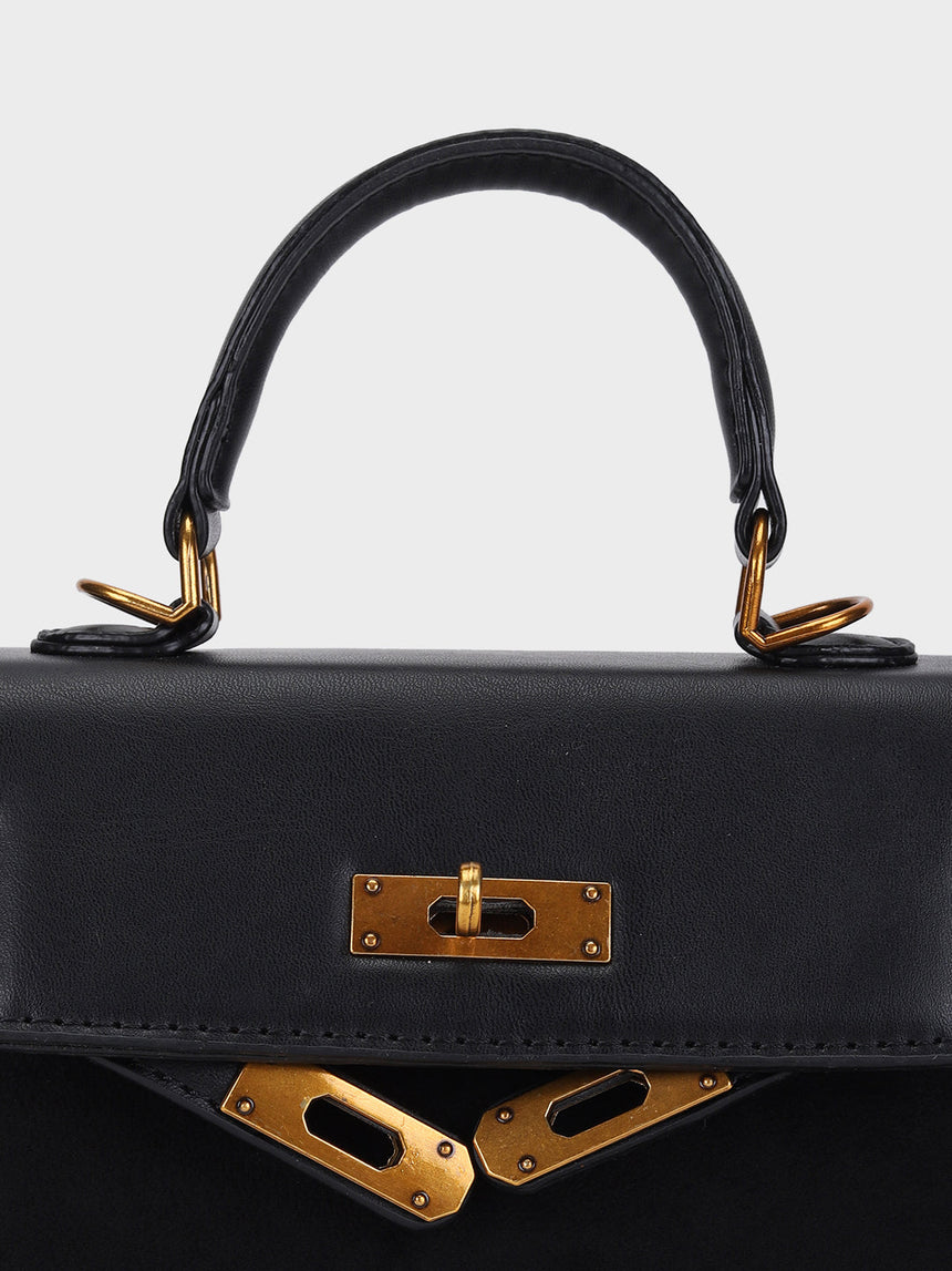 Kelly Black Sling Bag