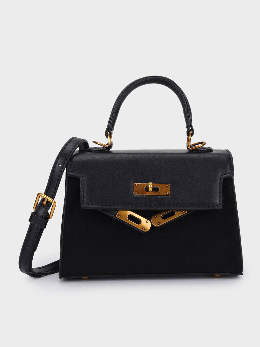 Kelly Black Sling Bag