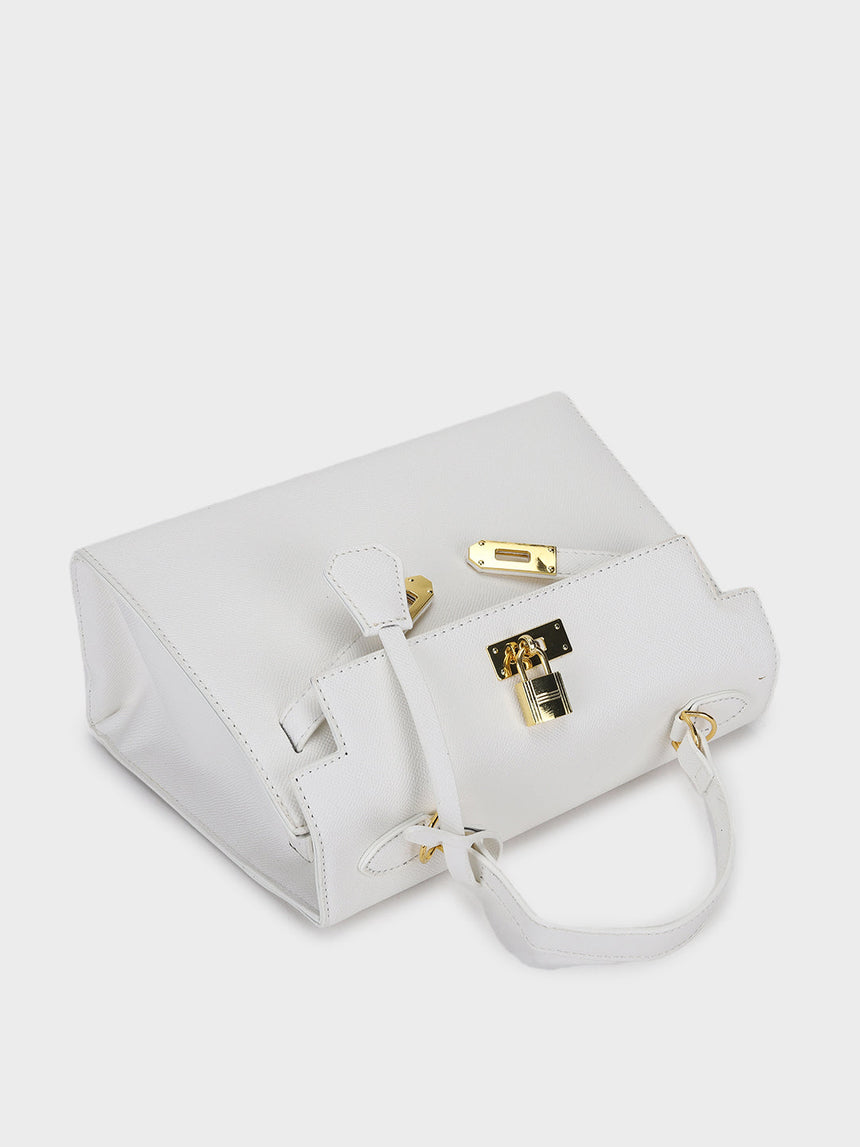 Sharon White Birk Handbag