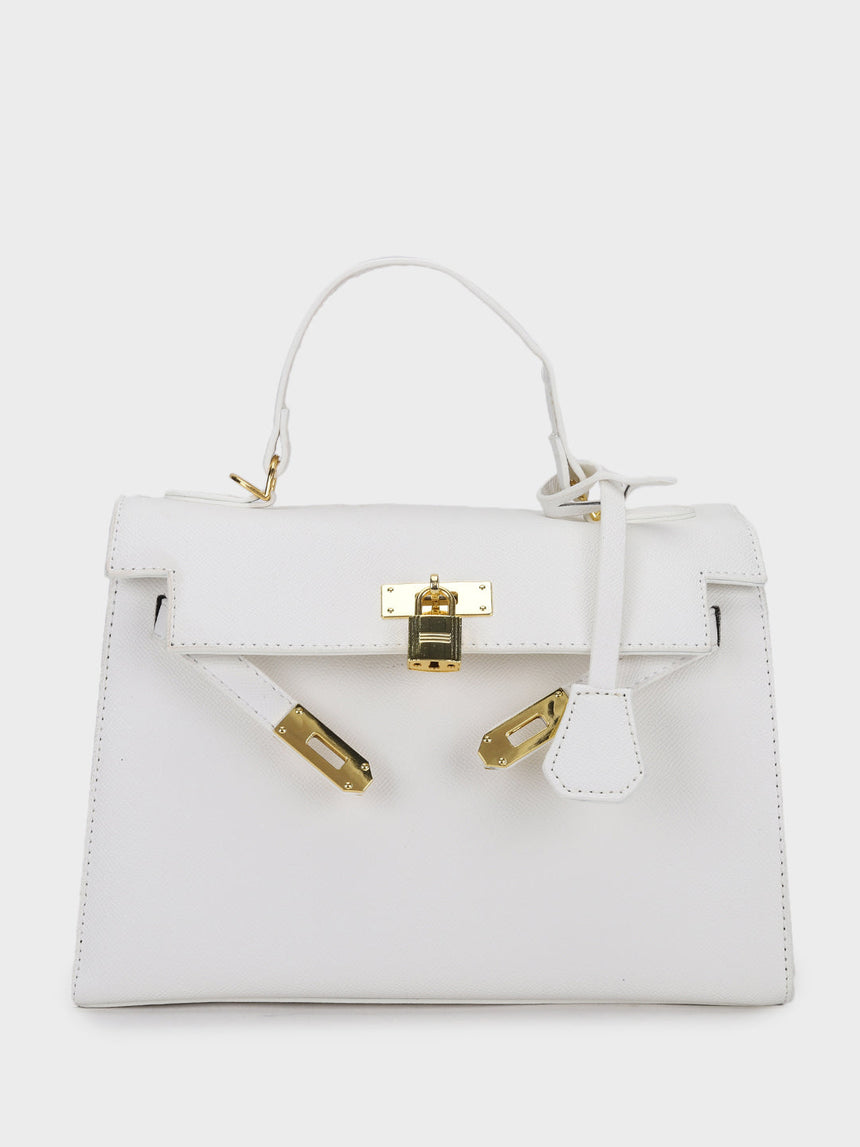 Sharon White Birk Handbag