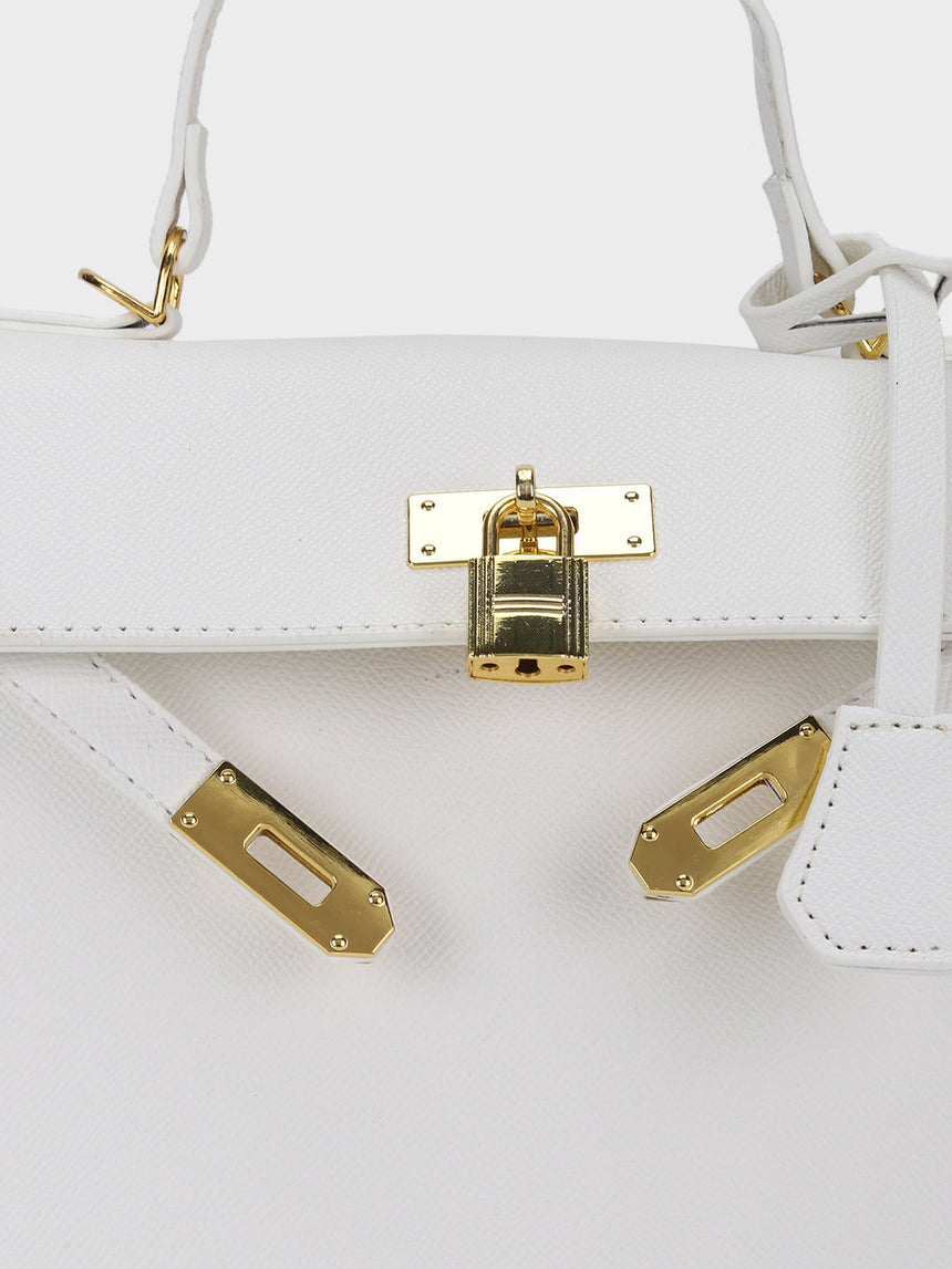 Sharon White Birk Handbag