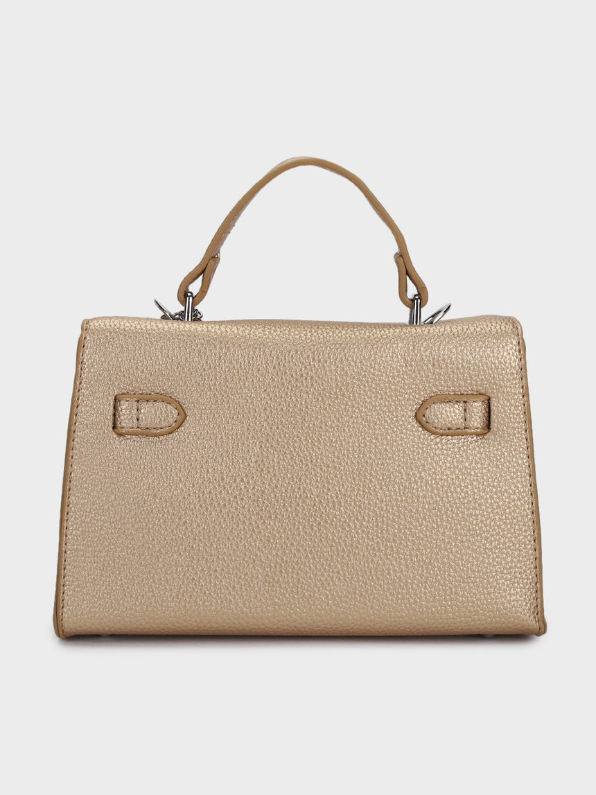 Luna Golden Birk Sling Bag With Charm